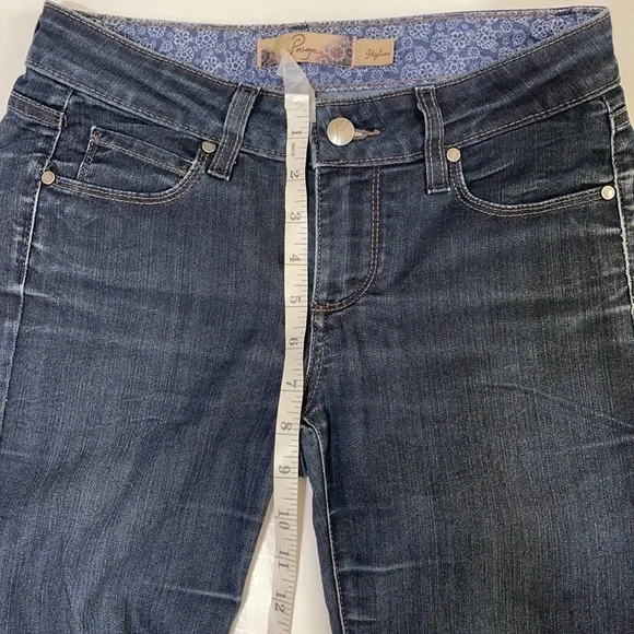 PAIGE Skyline Blue Ankle Peg Jeans - Picture 12 of 13